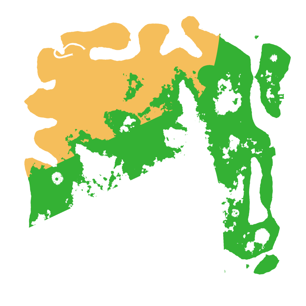 Biome Rust Map: Procedural Map, Size: 3950, Seed: 73874158