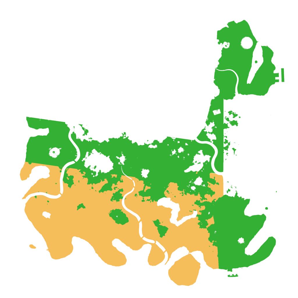 Biome Rust Map: Procedural Map, Size: 4400, Seed: 80411129