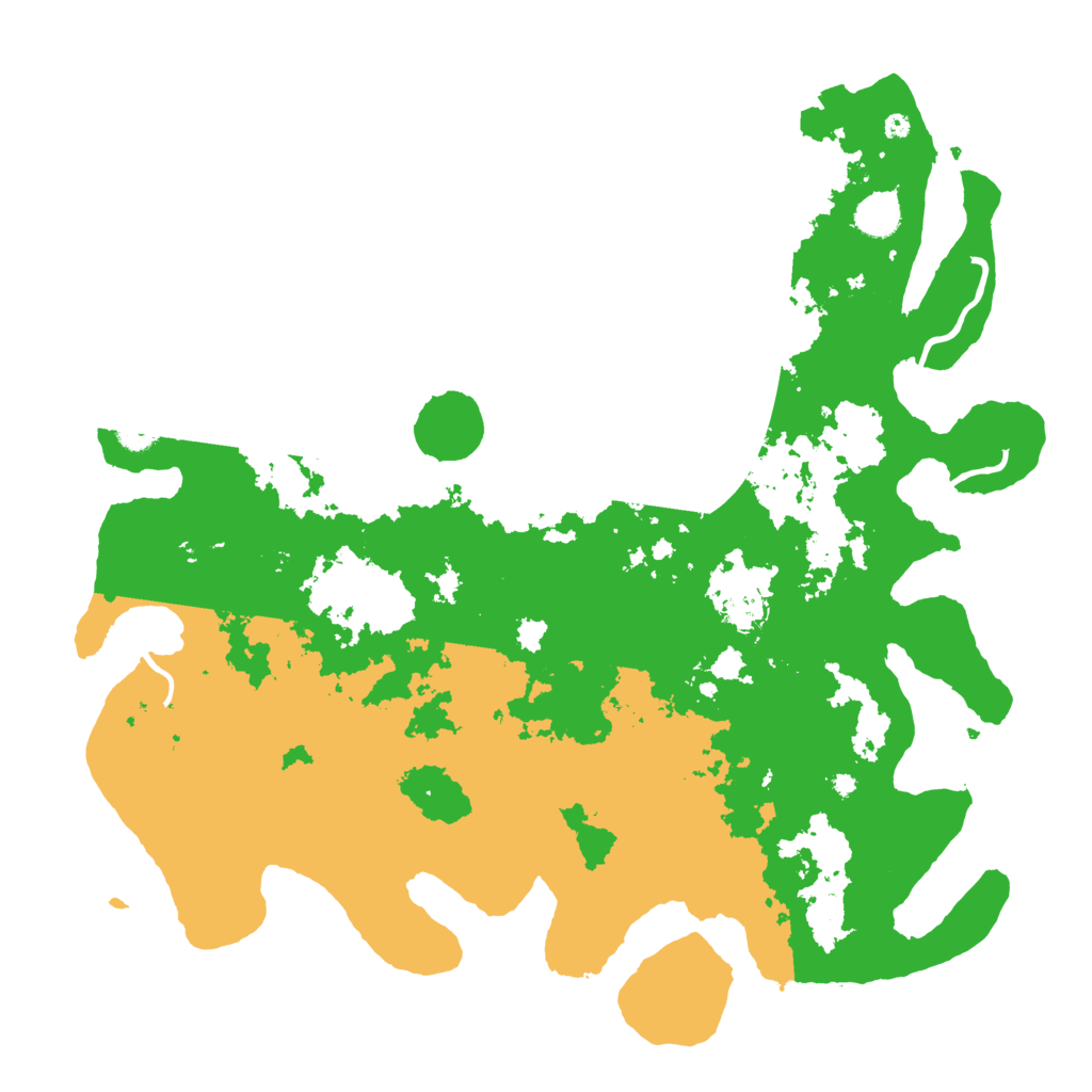 Biome Rust Map: Procedural Map, Size: 4400, Seed: 80411129