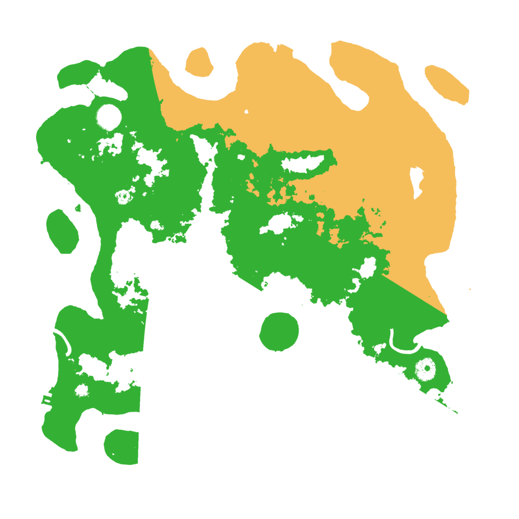 Biome Rust Map: Procedural Map, Size: 3650, Seed: 67363