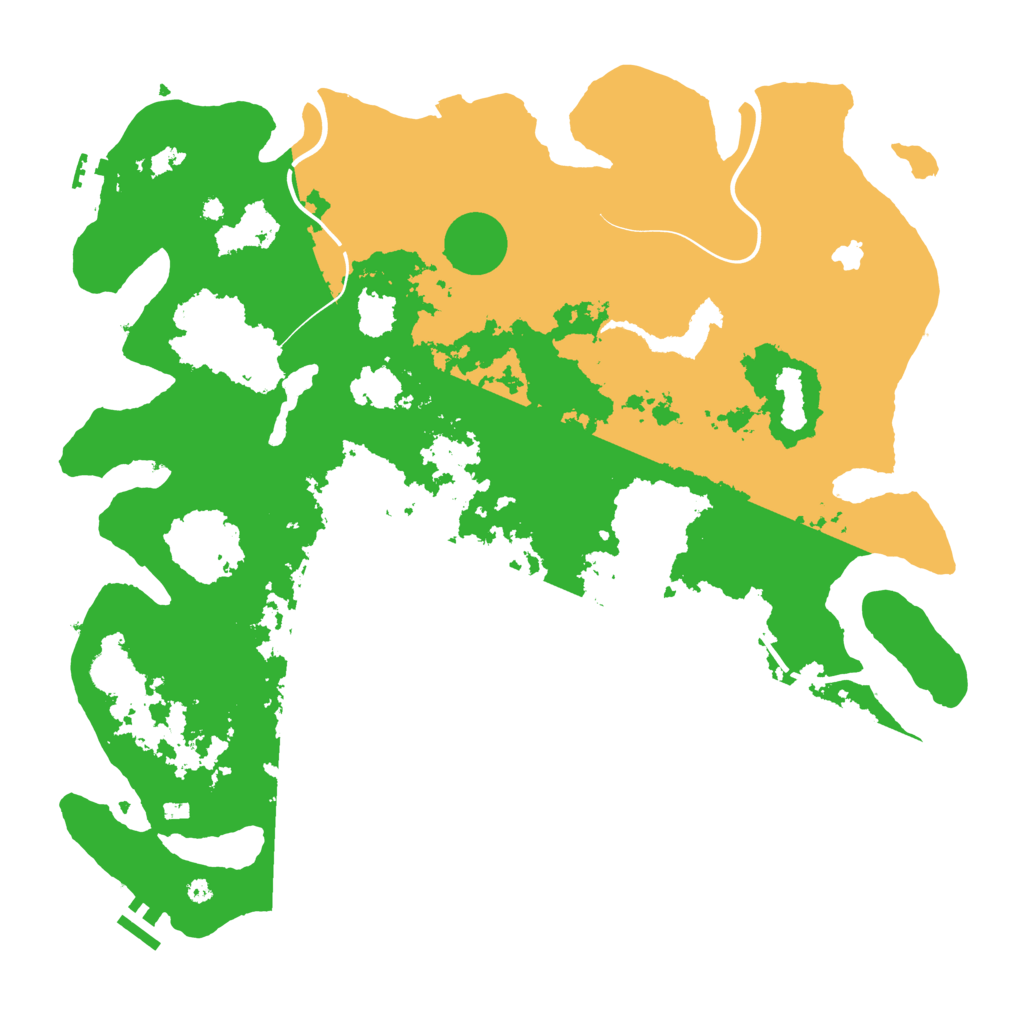 Biome Rust Map: Procedural Map, Size: 4300, Seed: 74074367