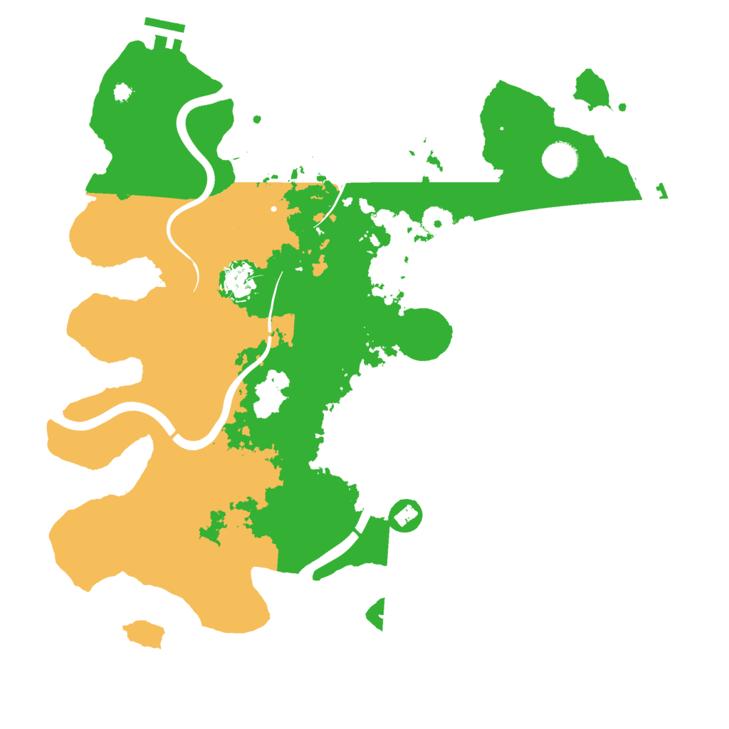 Biome Rust Map: Procedural Map, Size: 3650, Seed: 11267248