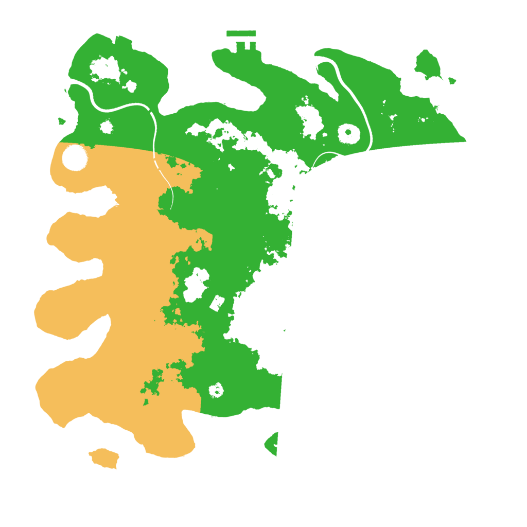 Biome Rust Map: Procedural Map, Size: 3650, Seed: 11267248