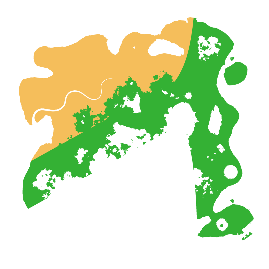 Biome Rust Map: Procedural Map, Size: 3450, Seed: 72474492