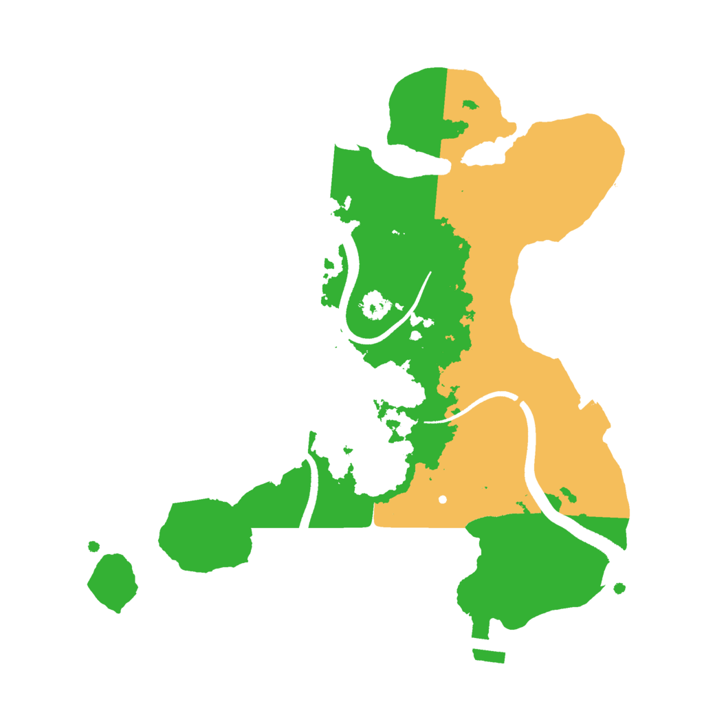 Biome Rust Map: Procedural Map, Size: 2500, Seed: 1897084801
