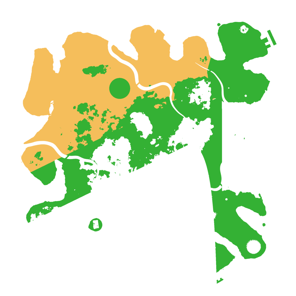 Biome Rust Map: Procedural Map, Size: 3750, Seed: 94921957