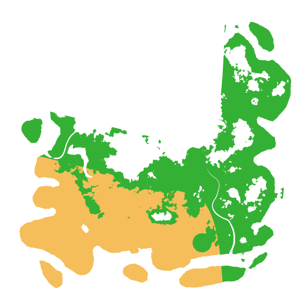 Biome Rust Map: Procedural Map, Size: 4250, Seed: 6533937