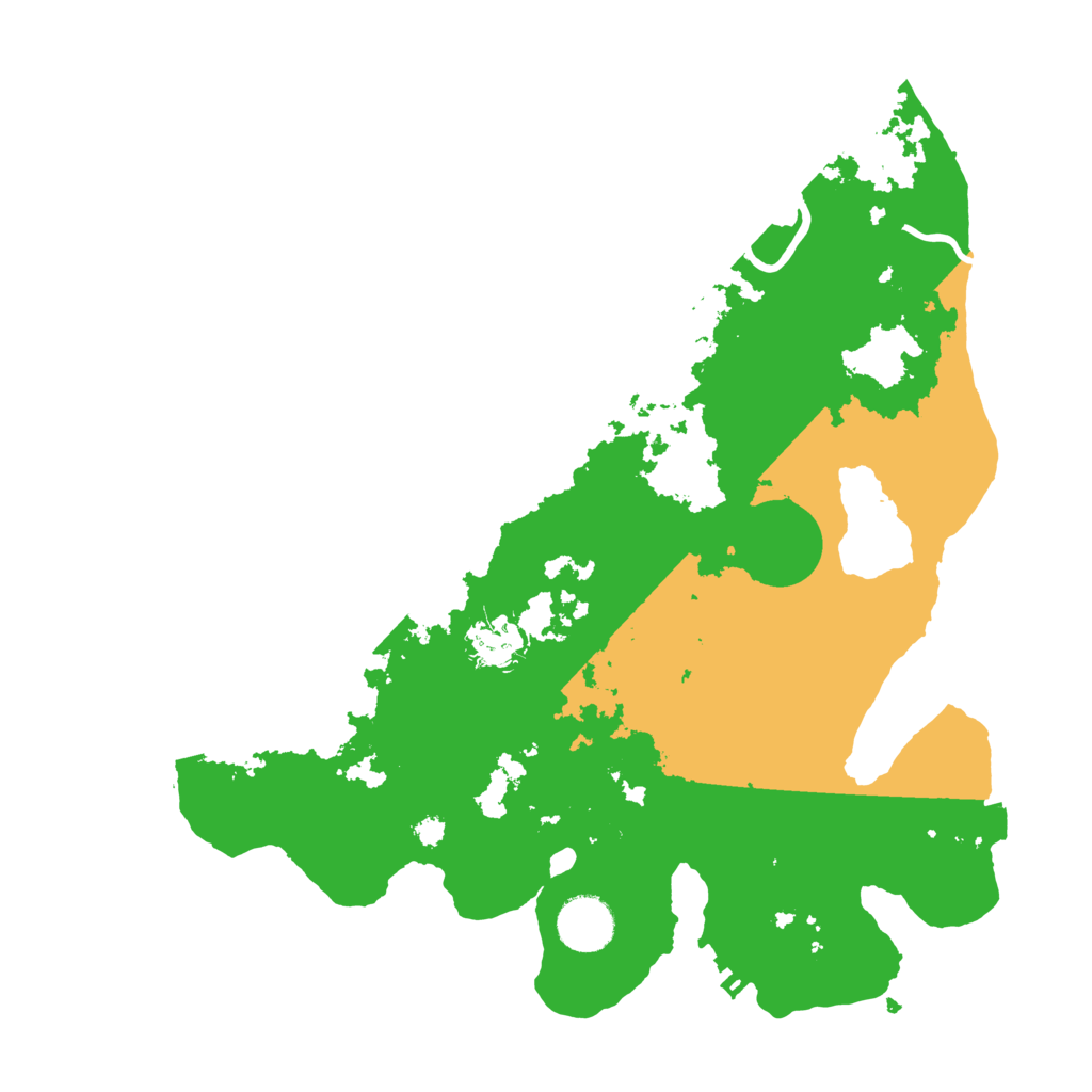 Biome Rust Map: Procedural Map, Size: 3400, Seed: 80919309