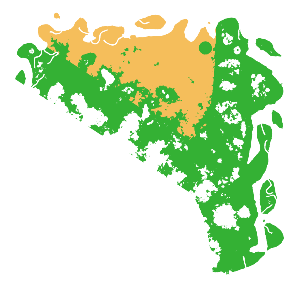 Biome Rust Map: Procedural Map, Size: 6000, Seed: 40207