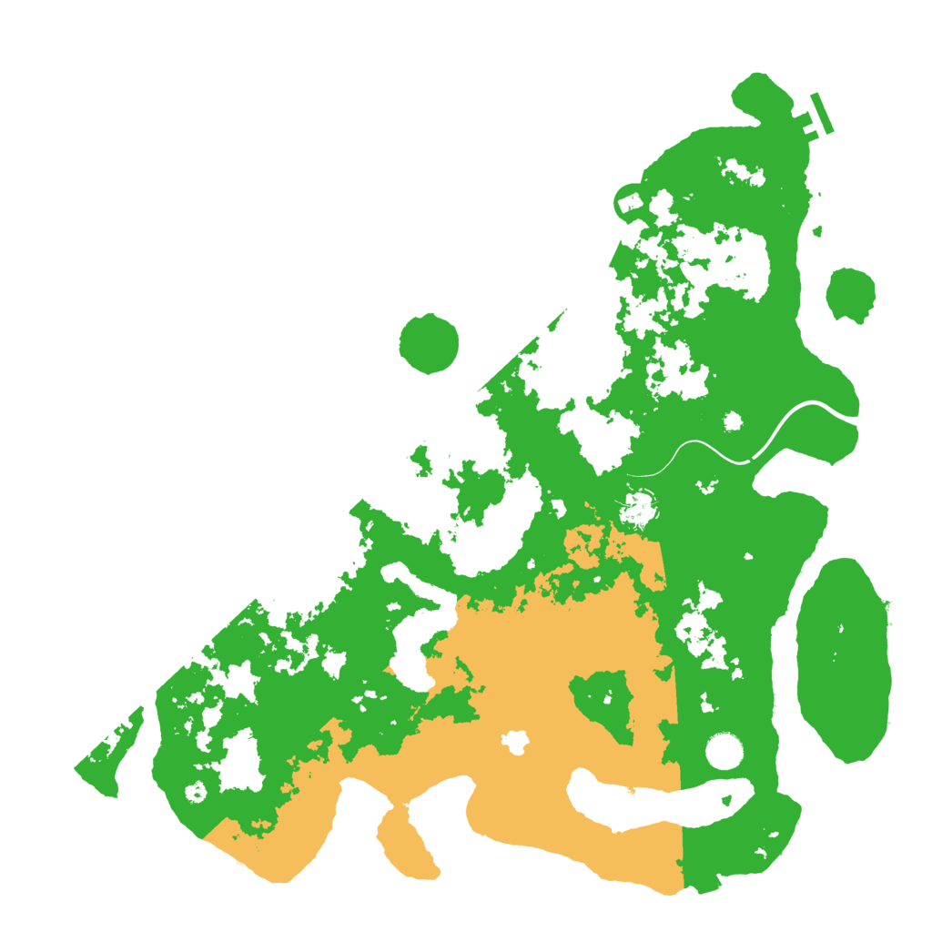 Biome Rust Map: Procedural Map, Size: 4400, Seed: 7672412