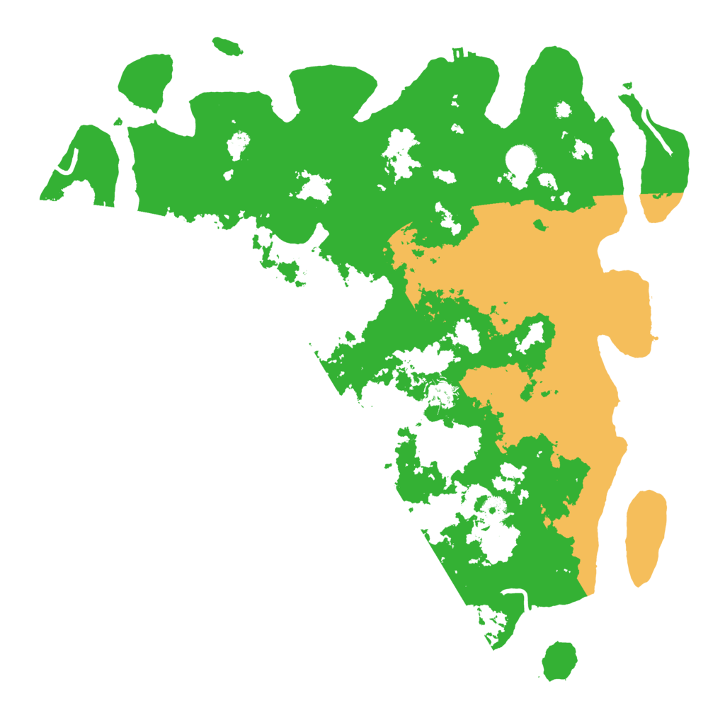 Biome Rust Map: Procedural Map, Size: 4200, Seed: 1345488429