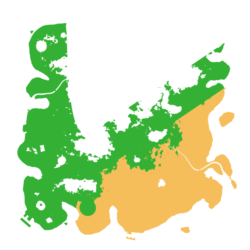 Biome Rust Map: Procedural Map, Size: 4100, Seed: 26885516