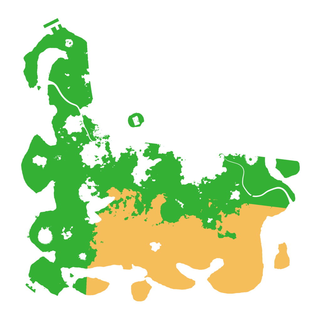 Biome Rust Map: Procedural Map, Size: 4000, Seed: 4423342
