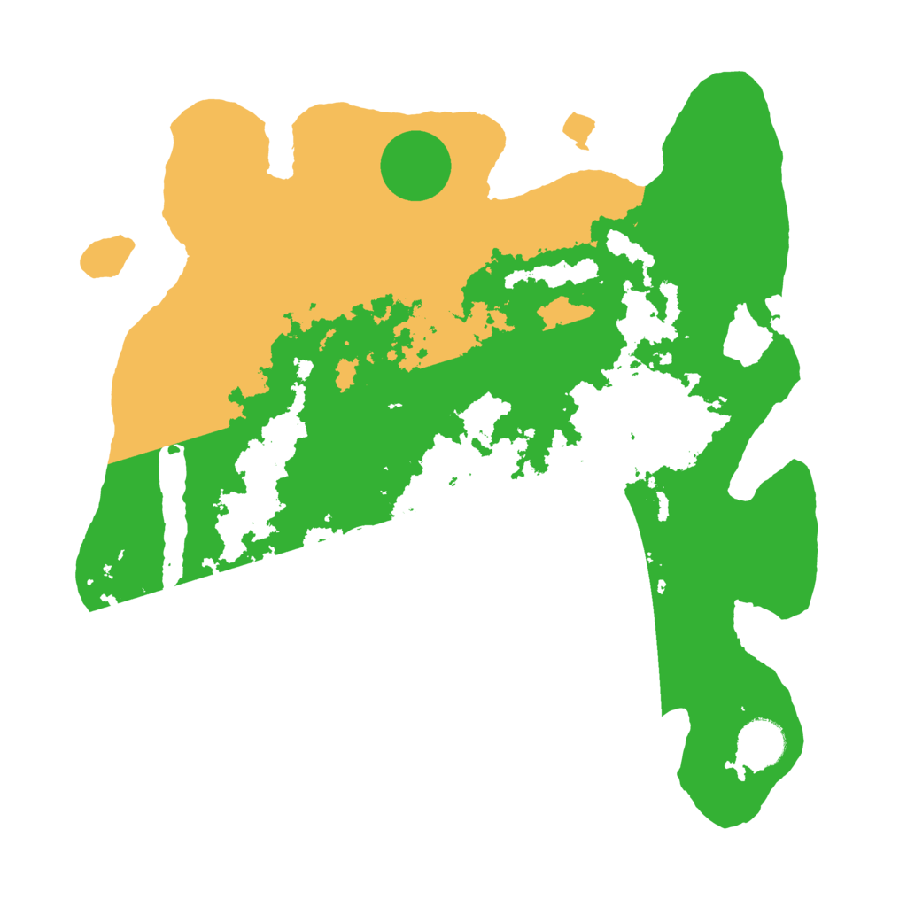 Biome Rust Map: Barren, Size: 3400, Seed: 38727901