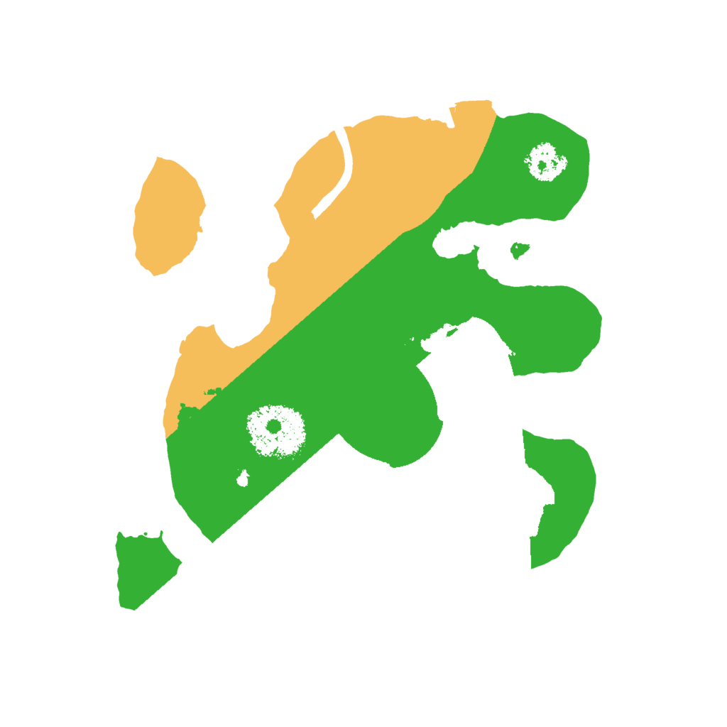 Biome Rust Map: Procedural Map, Size: 2000, Seed: 39225122