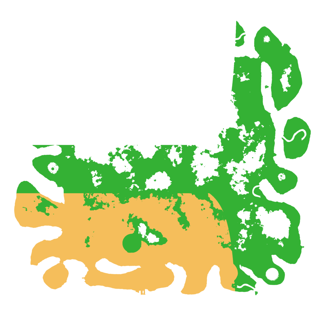 Biome Rust Map: Procedural Map, Size: 4500, Seed: 158478