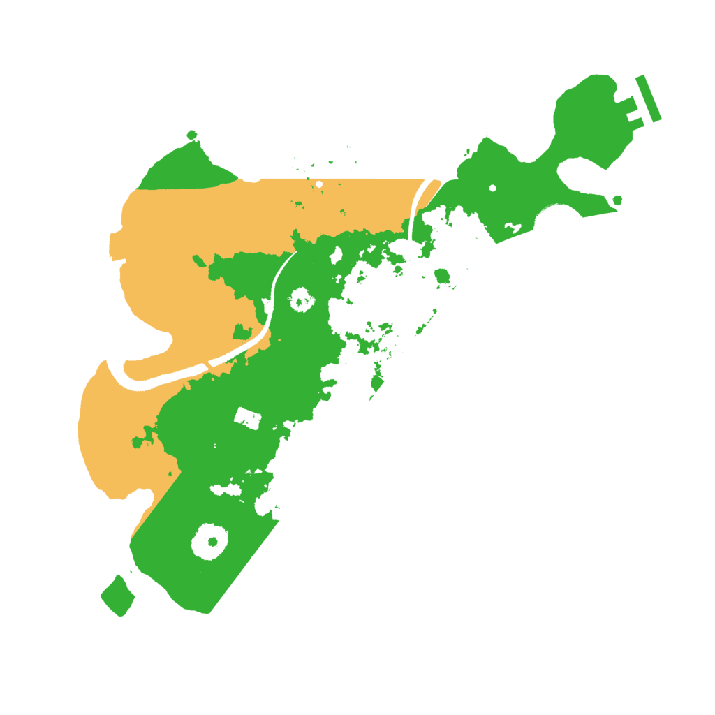 Biome Rust Map: Procedural Map, Size: 3000, Seed: 1152615600