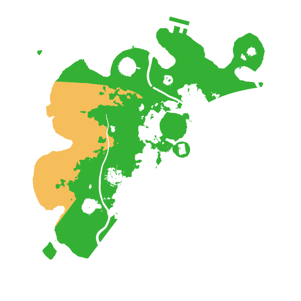 Biome Rust Map: Procedural Map, Size: 3000, Seed: 1152615600