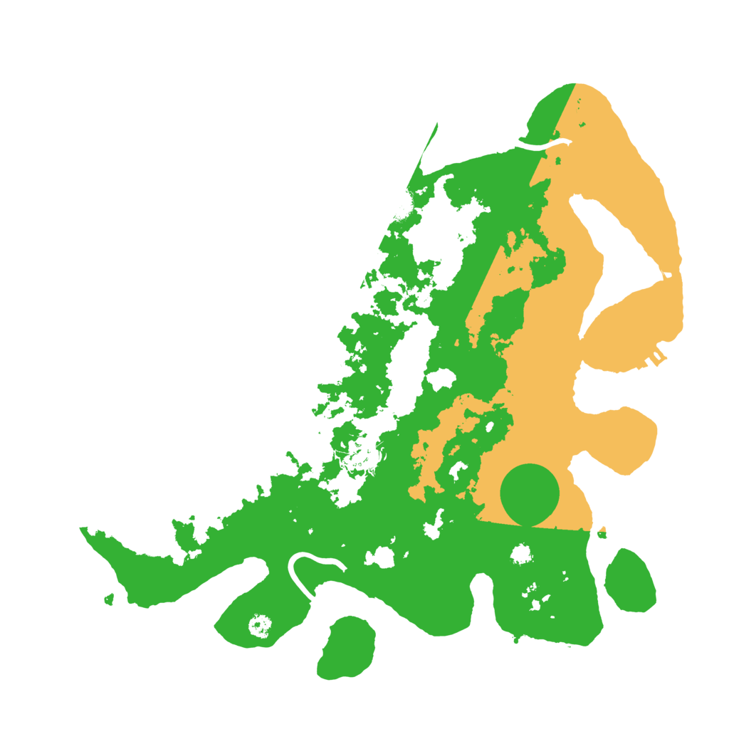 Biome Rust Map: Procedural Map, Size: 3250, Seed: 1287670165
