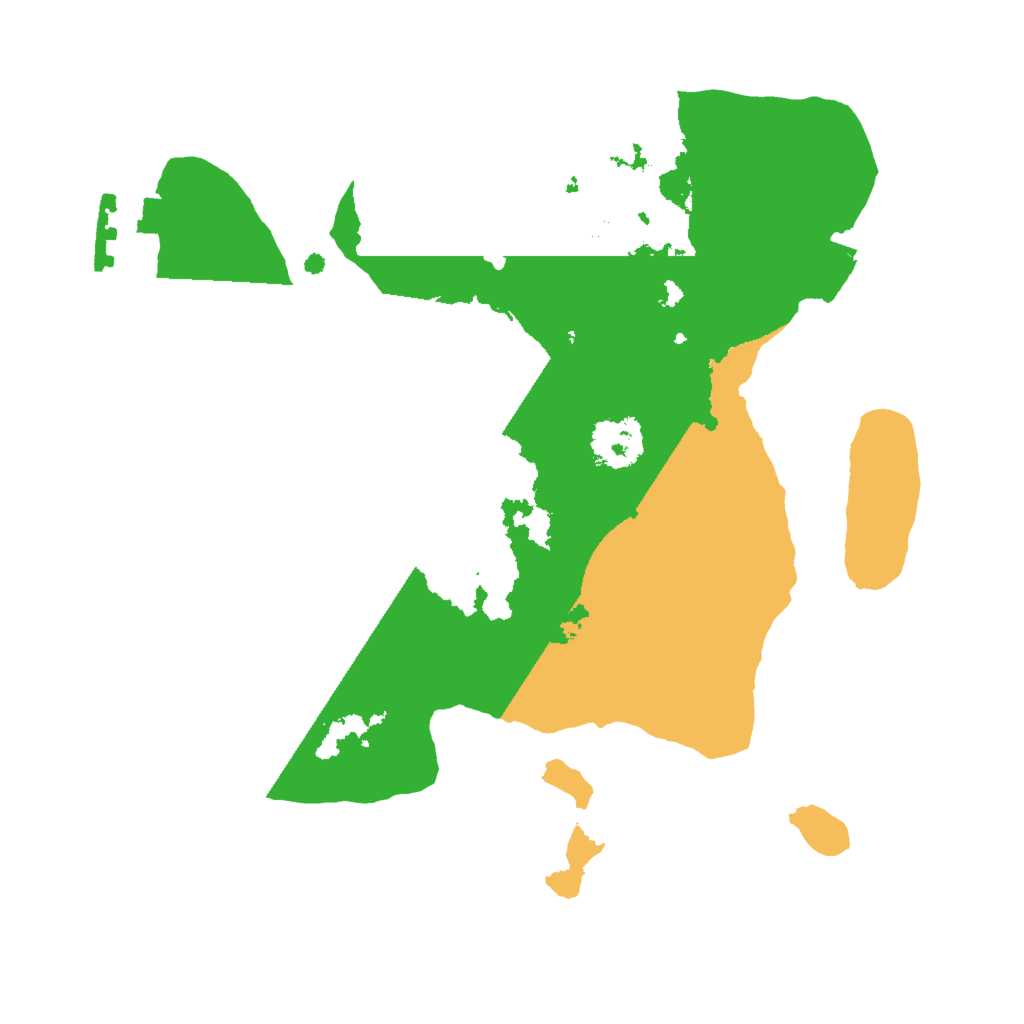 Biome Rust Map: Procedural Map, Size: 2000, Seed: 1324168