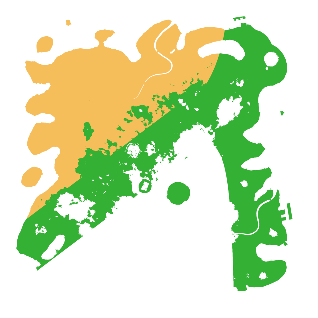 Biome Rust Map: Procedural Map, Size: 3950, Seed: 53251525