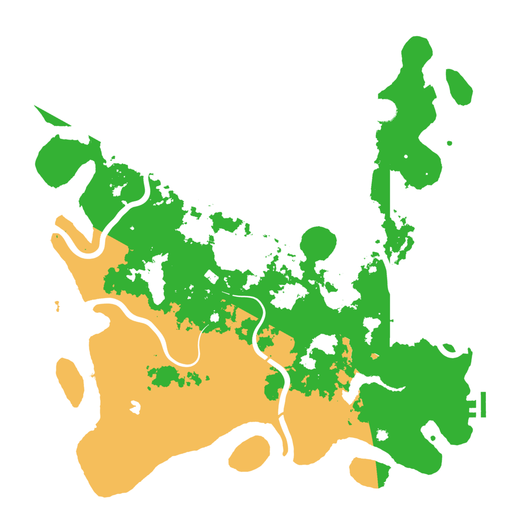 Biome Rust Map: Procedural Map, Size: 4100, Seed: 68460967