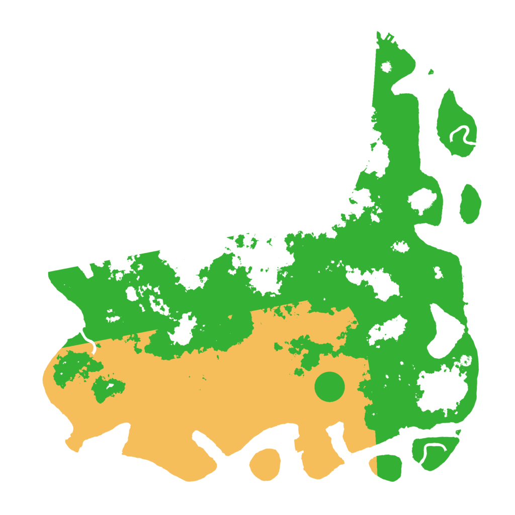 Biome Rust Map: Procedural Map, Size: 4500, Seed: 1355516375