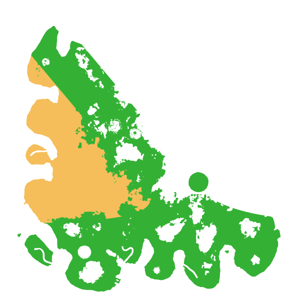 Biome Rust Map: Procedural Map, Size: 4100, Seed: 29137009