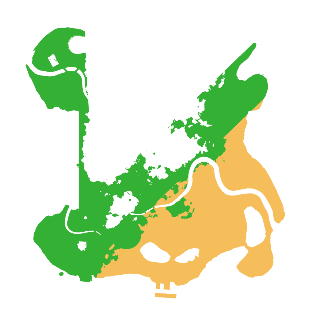 Biome Rust Map: Procedural Map, Size: 3000, Seed: 2049545722