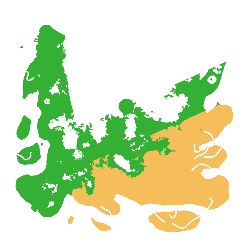 Biome Rust Map: Procedural Map, Size: 4250, Seed: 12381496