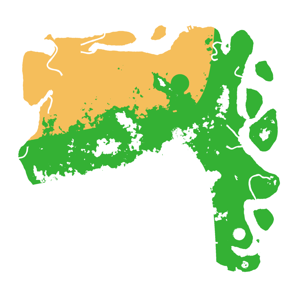 Biome Rust Map: Procedural Map, Size: 4250, Seed: 36329666