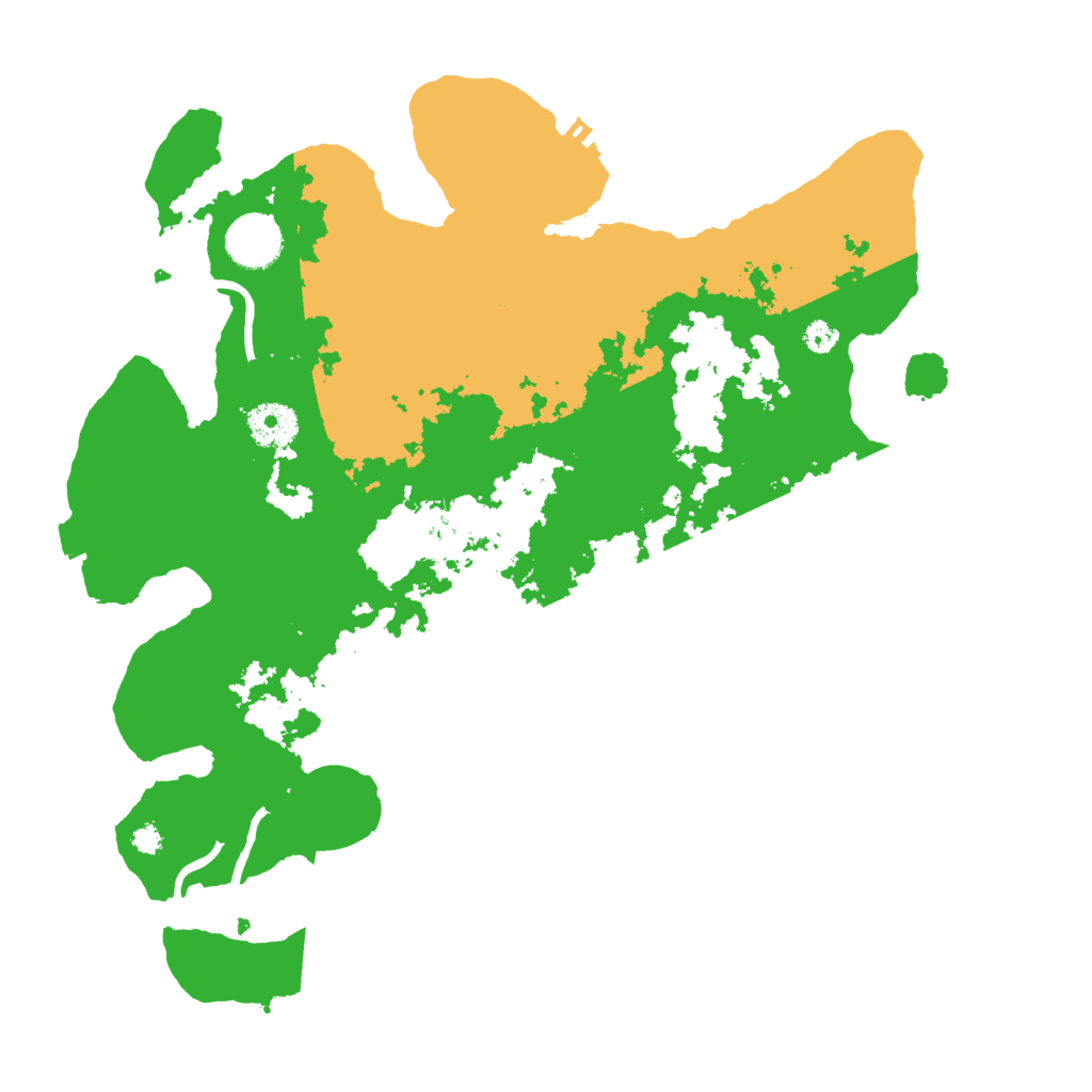 Biome Rust Map: Procedural Map, Size: 3450, Seed: 54990431