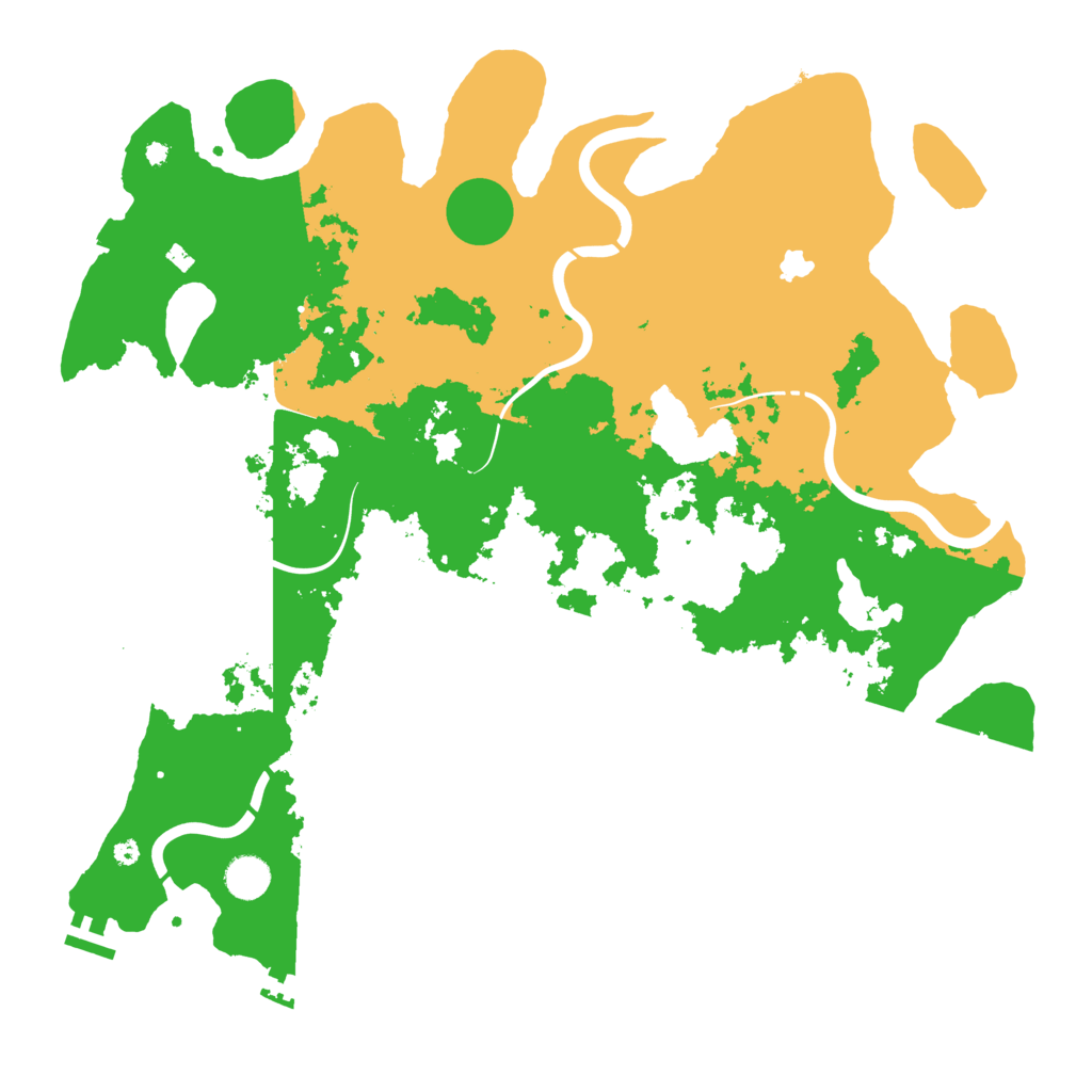 Biome Rust Map: Procedural Map, Size: 4300, Seed: 16335113