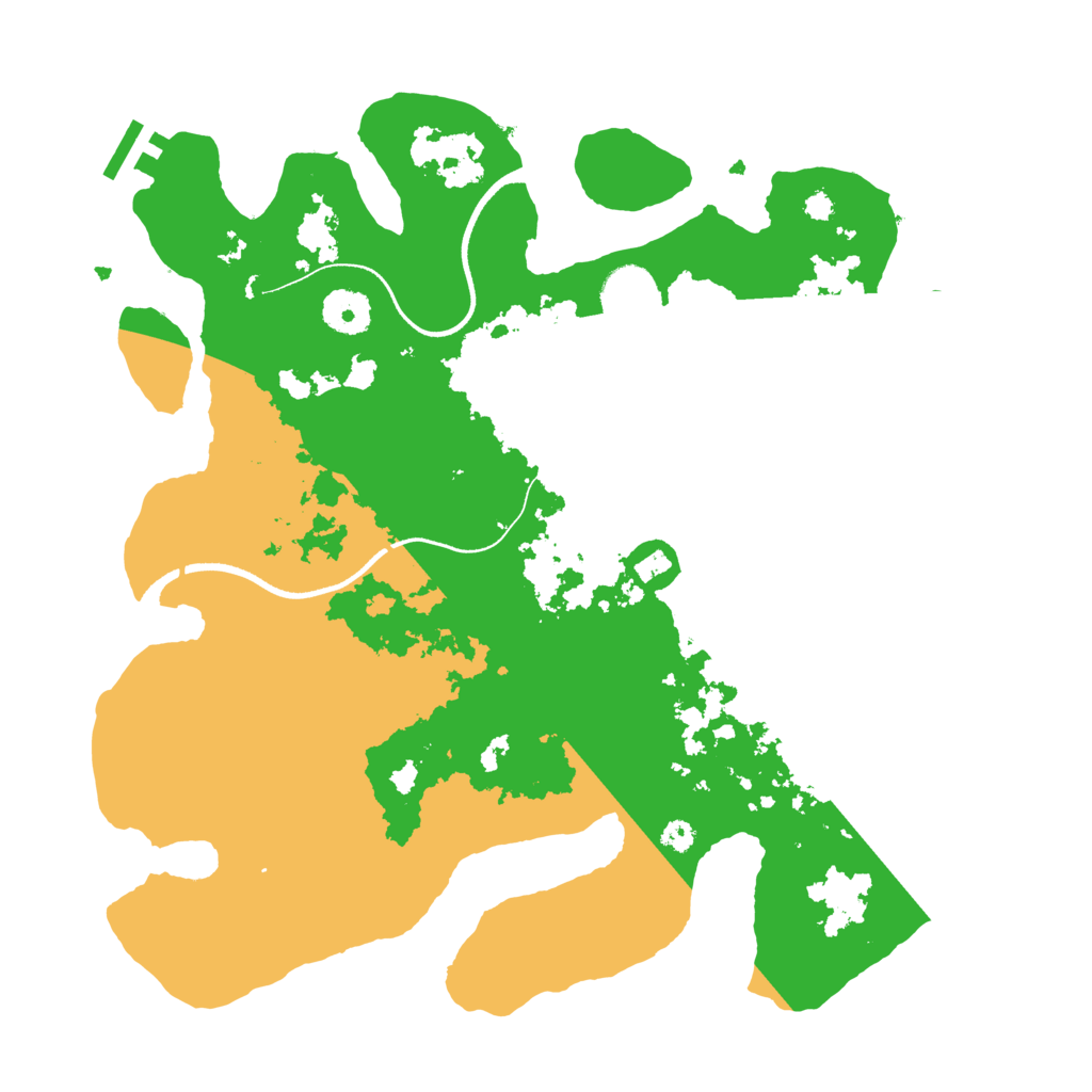 Biome Rust Map: Procedural Map, Size: 3500, Seed: 5750898