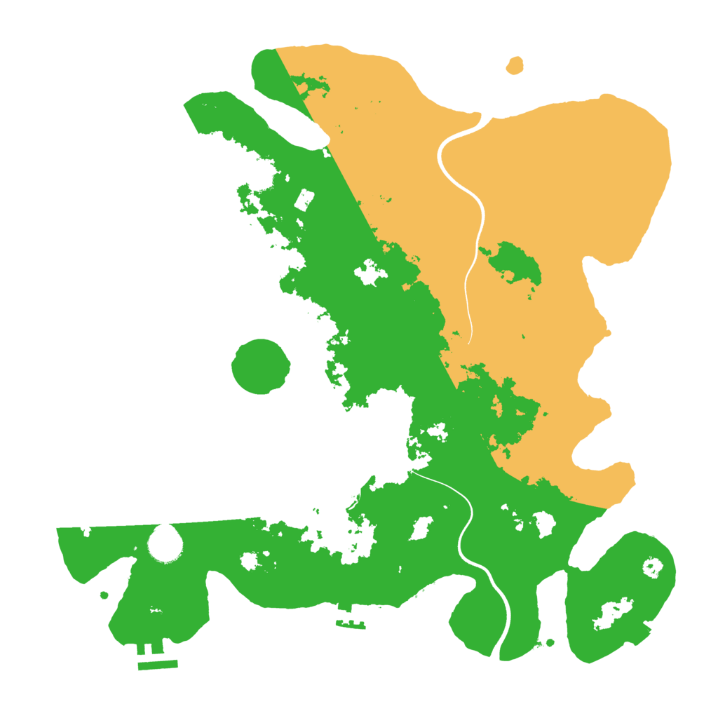 Biome Rust Map: Procedural Map, Size: 3650, Seed: 53222645
