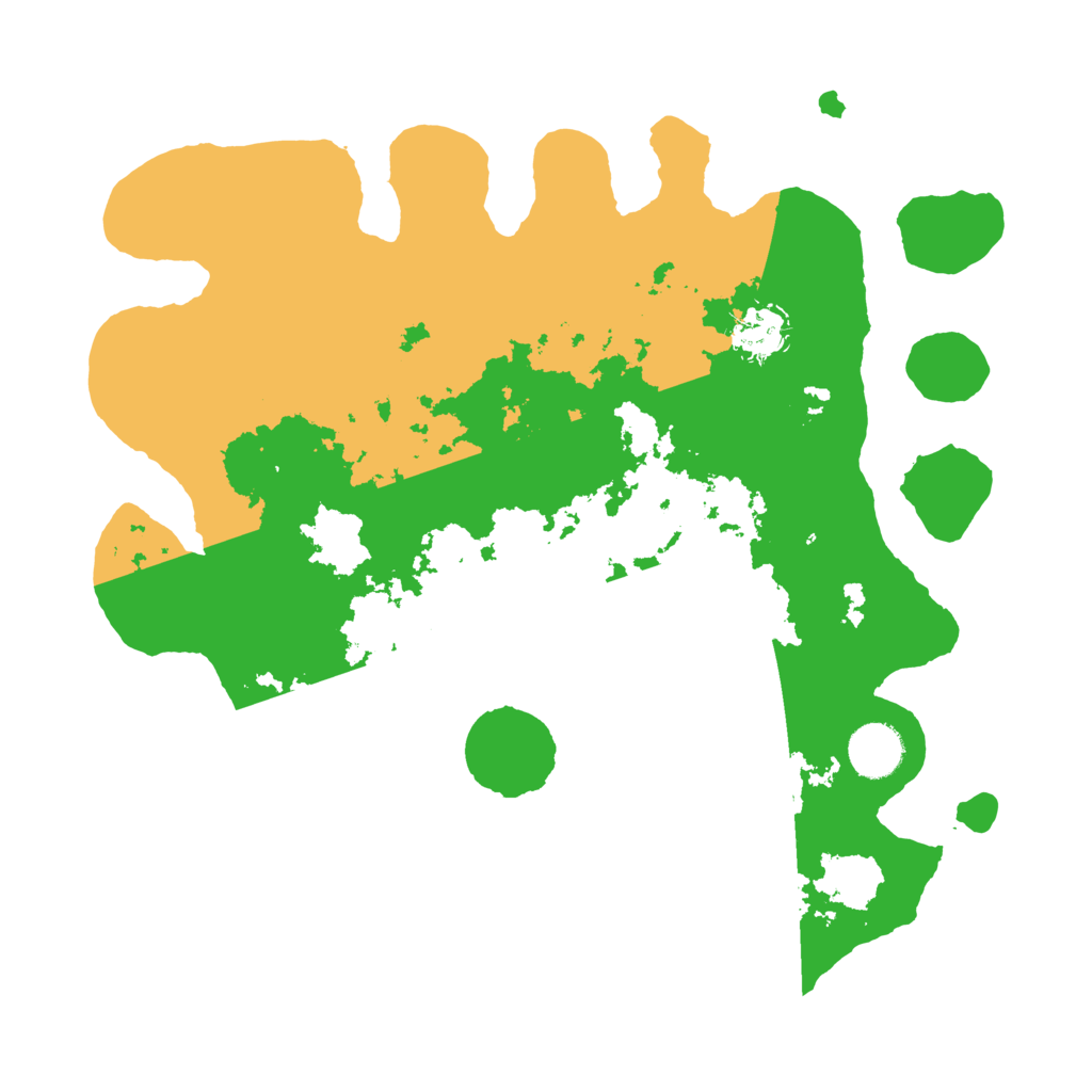 Biome Rust Map: Barren, Size: 3500, Seed: 1385814298