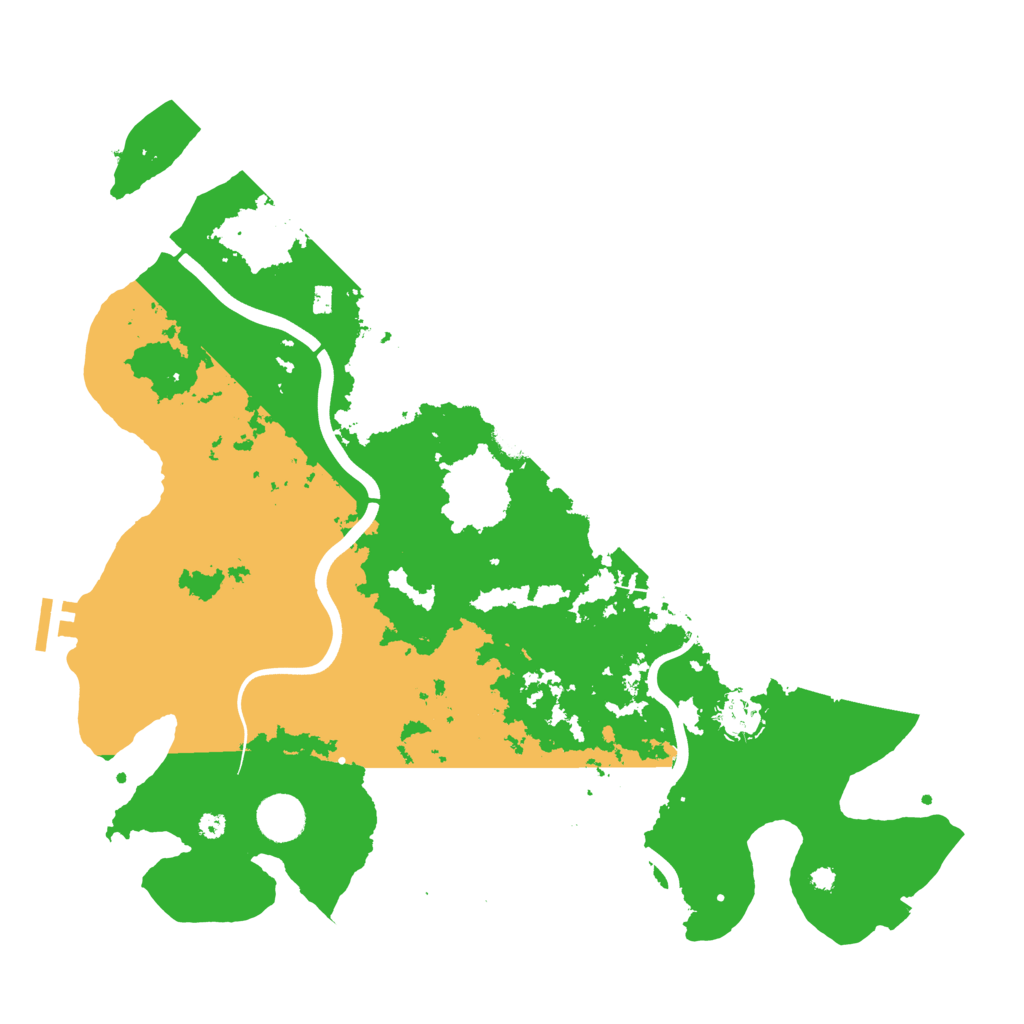 Biome Rust Map: Procedural Map, Size: 3900, Seed: 3865737