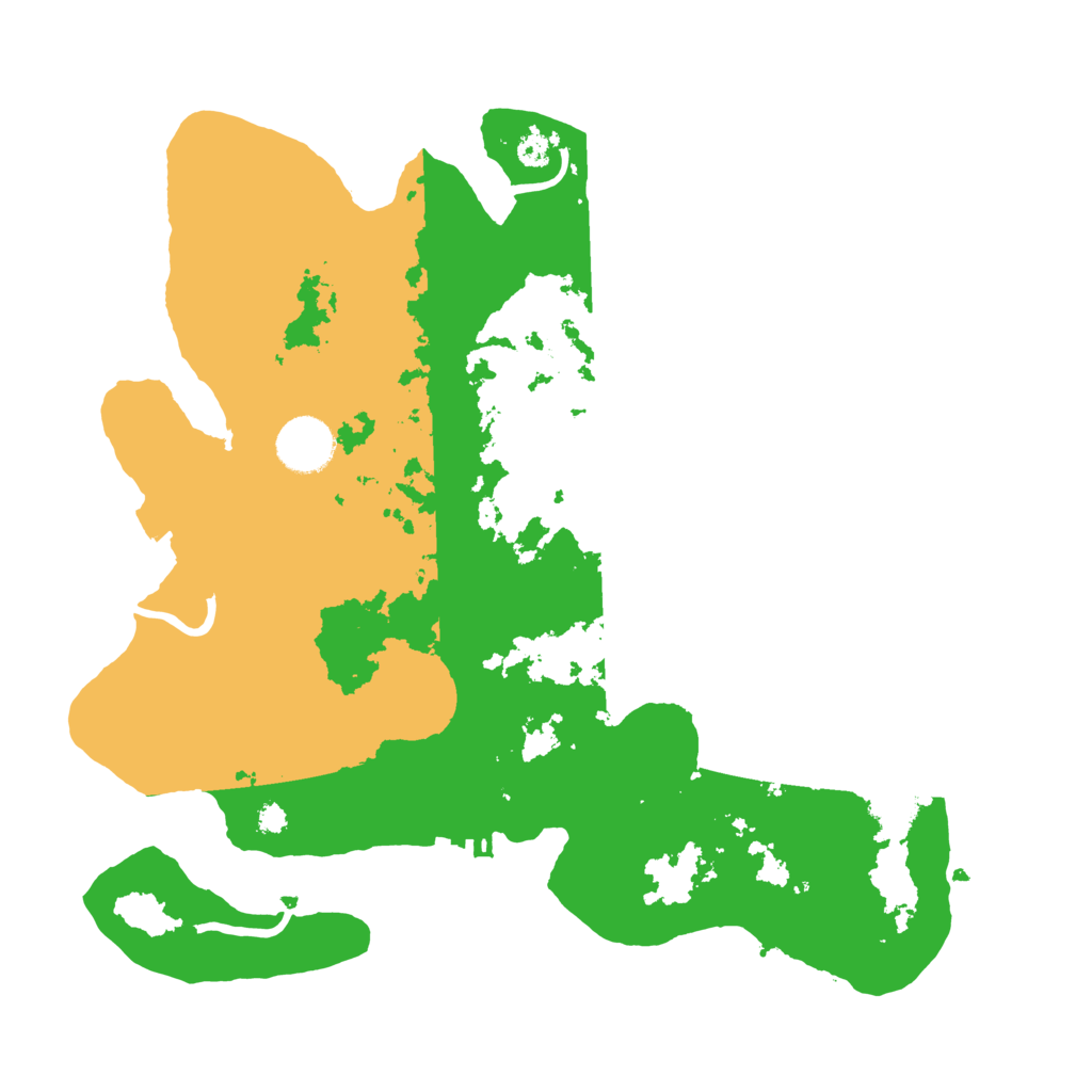Biome Rust Map: Procedural Map, Size: 3400, Seed: 40174368