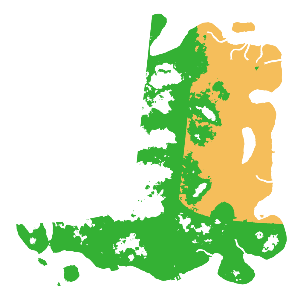 Biome Rust Map: Procedural Map, Size: 4300, Seed: 93867878