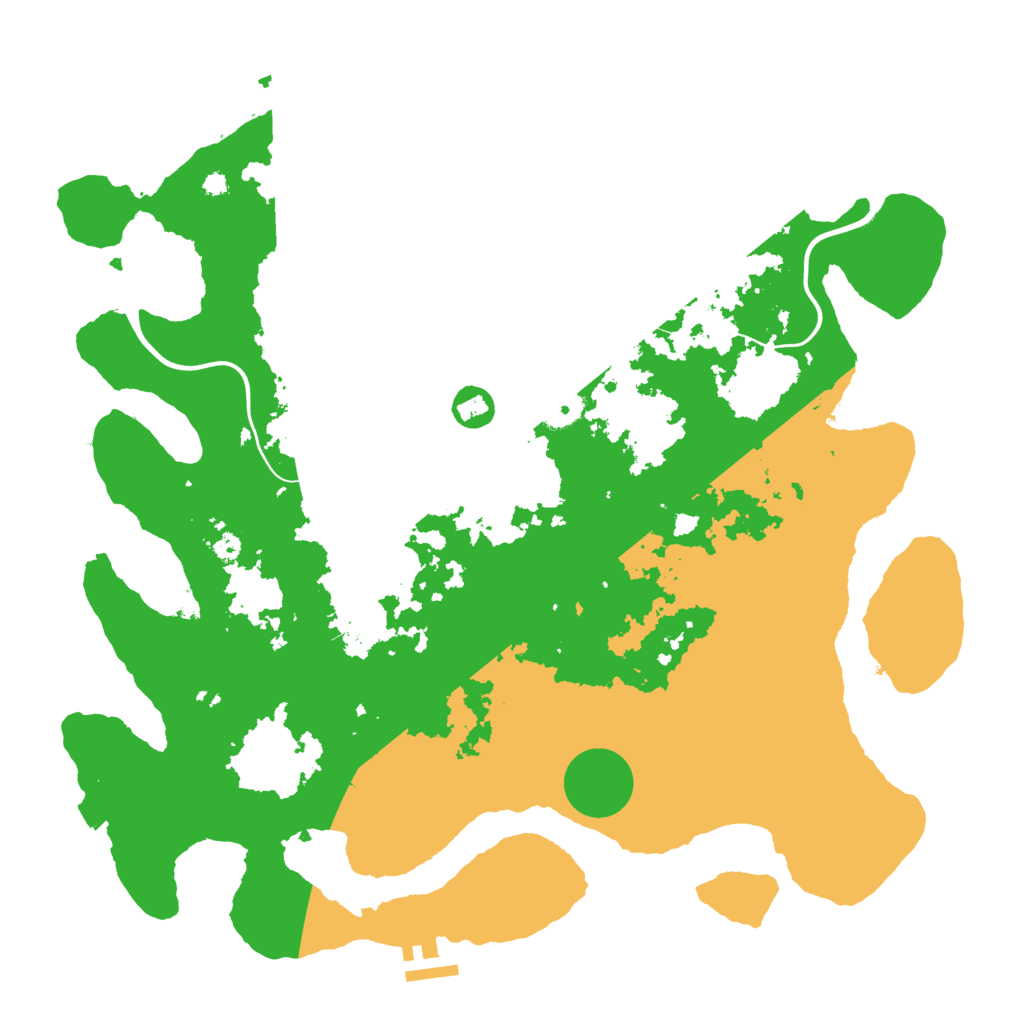 Biome Rust Map: Procedural Map, Size: 3900, Seed: 11065643