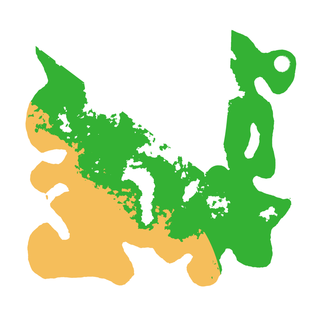 Biome Rust Map: Barren, Size: 3500, Seed: 210