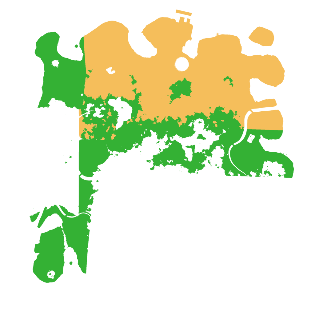 Biome Rust Map: Procedural Map, Size: 4000, Seed: 83818591
