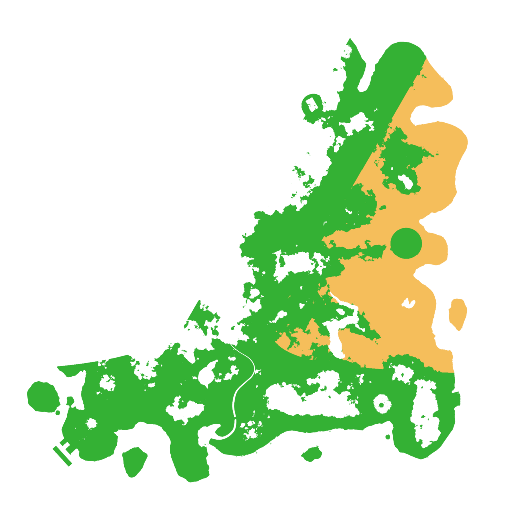 Biome Rust Map: Procedural Map, Size: 4300, Seed: 25956298
