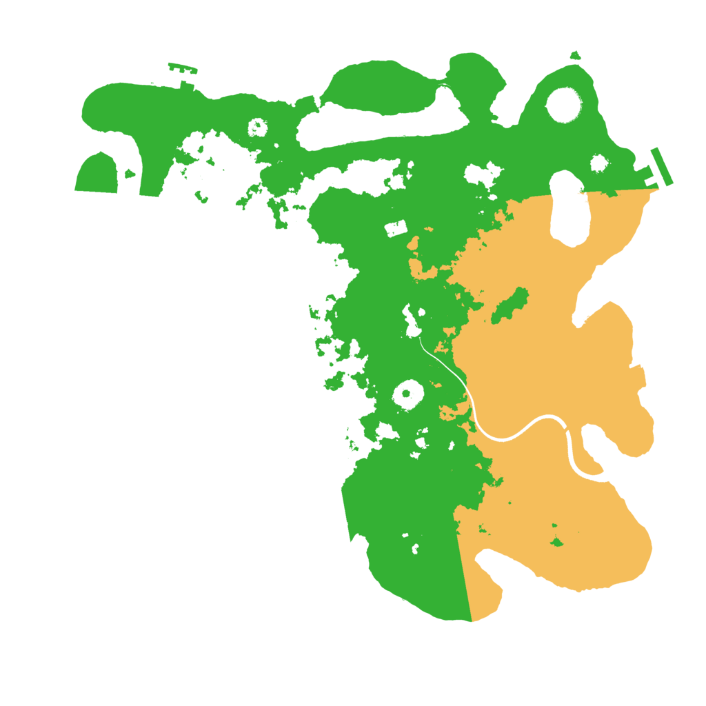 Biome Rust Map: Procedural Map, Size: 3600, Seed: 39552865