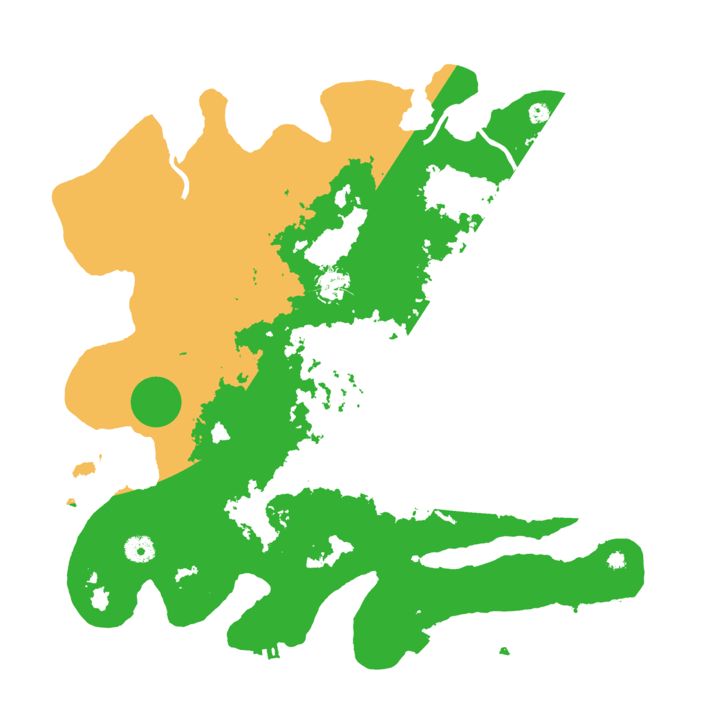Biome Rust Map: Procedural Map, Size: 3700, Seed: 17727186