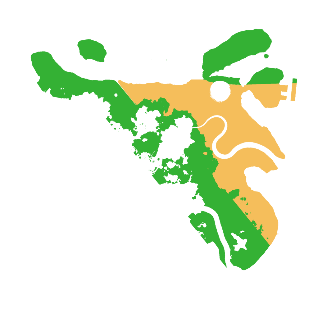 Biome Rust Map: Procedural Map, Size: 2850, Seed: 232874933