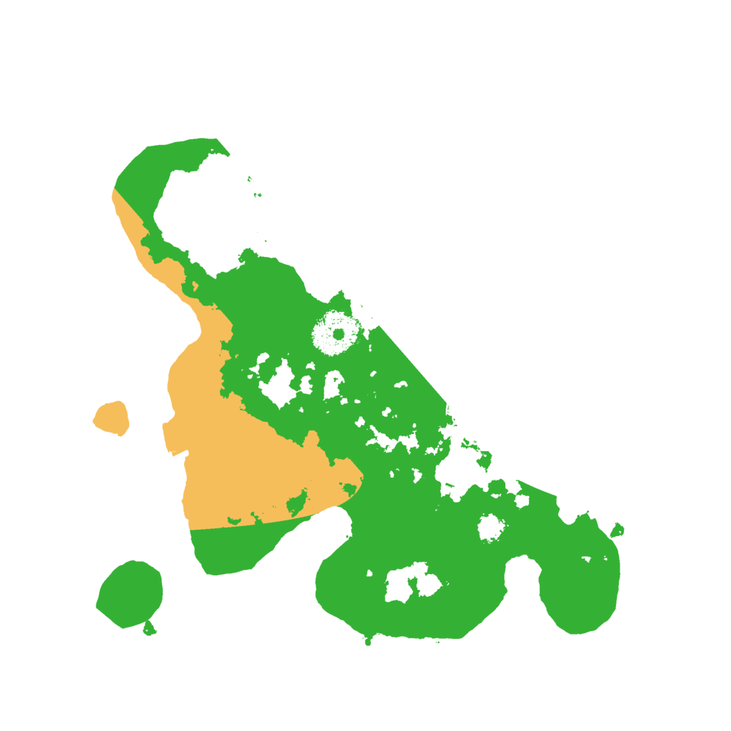 Biome Rust Map: Procedural Map, Size: 2500, Seed: 122522357