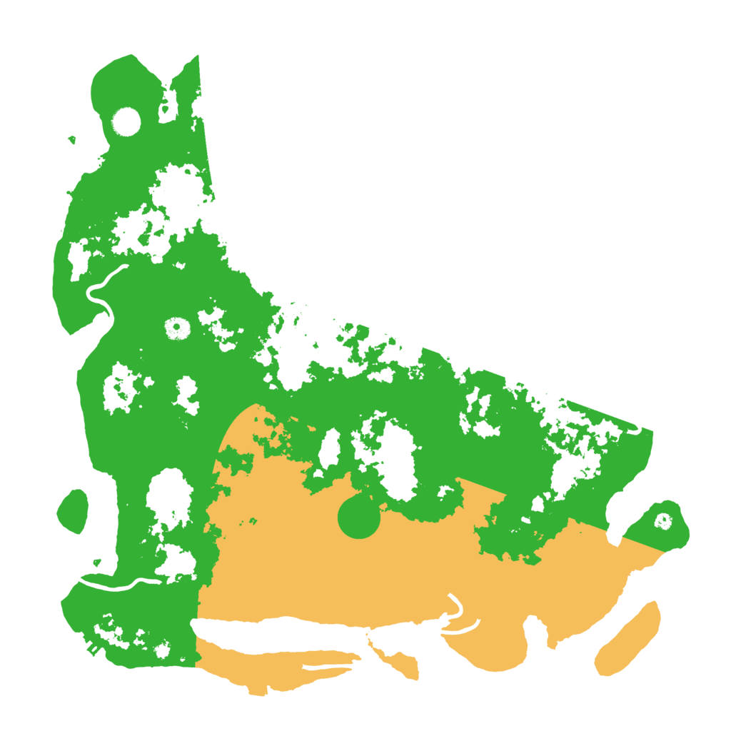 Biome Rust Map: Procedural Map, Size: 4500, Seed: 1525814805