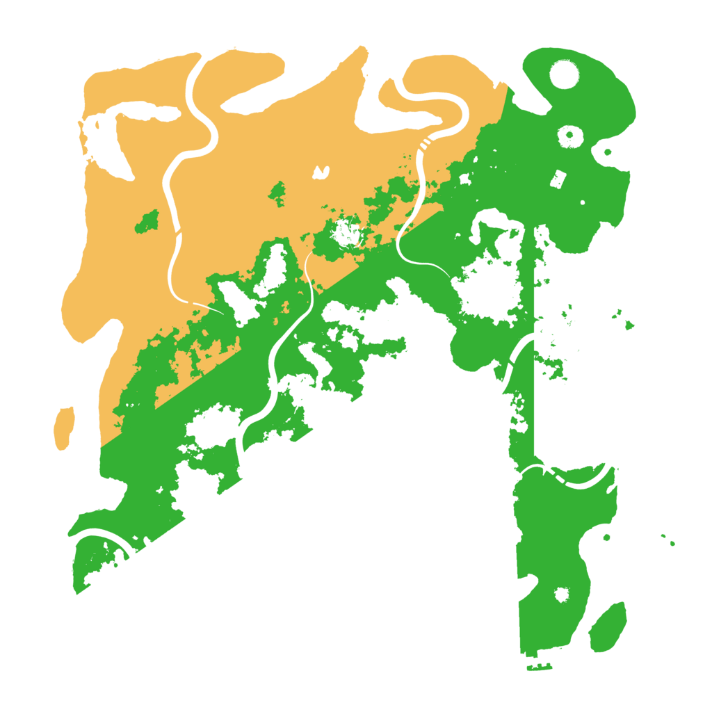 Biome Rust Map: Procedural Map, Size: 4300, Seed: 27227720