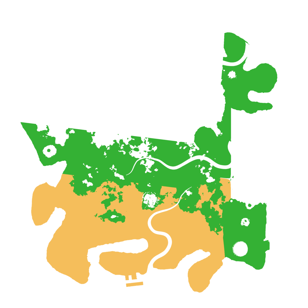 Biome Rust Map: Procedural Map, Size: 3650, Seed: 72528078
